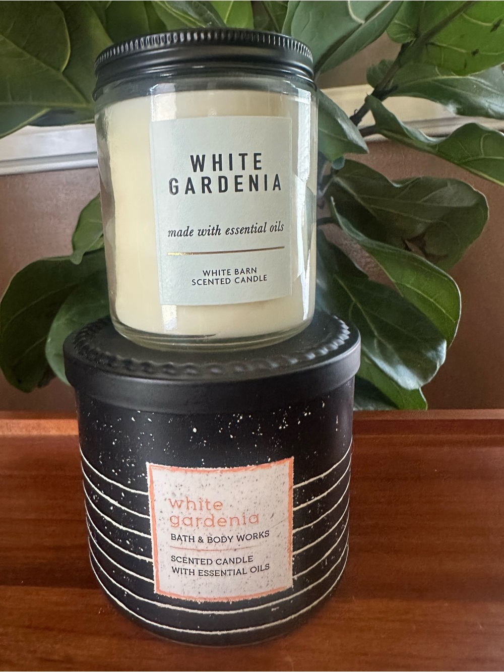 2 Bath & Body Works White Gardenia Scented